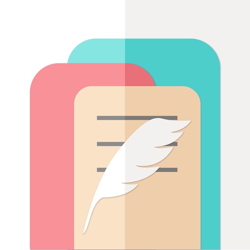 Multicolor Memos -Notebook,Lock,Portable iOS App