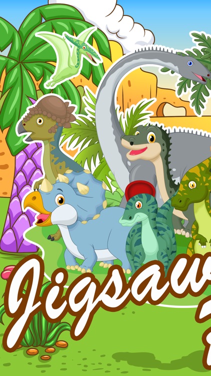 Dino jigsaw puzzles 2 to 7 year educational games