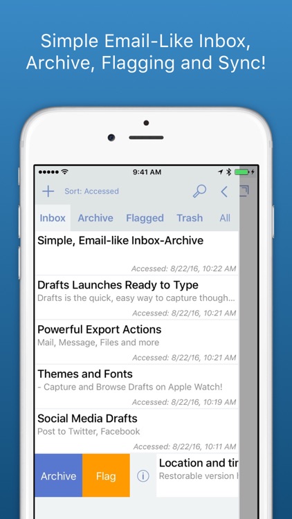 Drafts - Quickly Capture Notes, Share Anywhere!