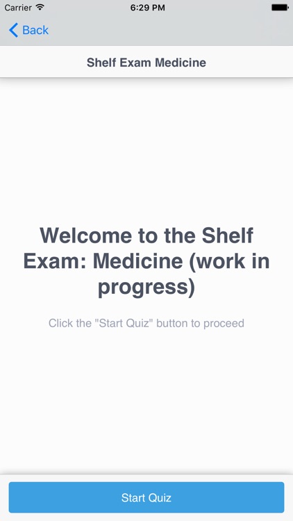 Shelf Exam: Internal Medicine