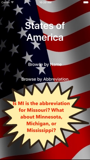 States Names and Abbreviations(圖2)-速報App