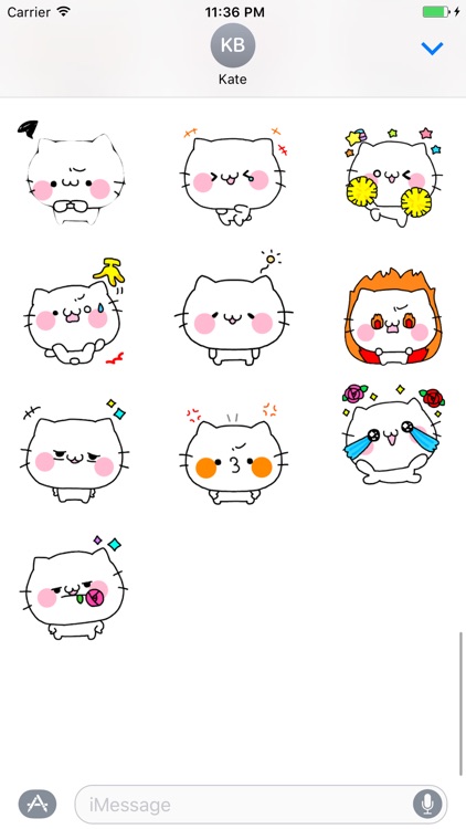 Cute Funny Cats - Fc Sticker screenshot-4