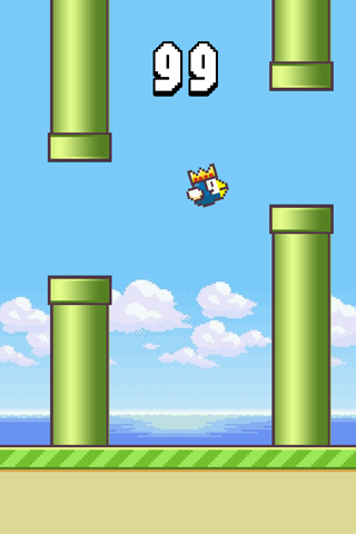 Flappy Eagle - Tiny Bird Hop over Huge Bottle screenshot 3