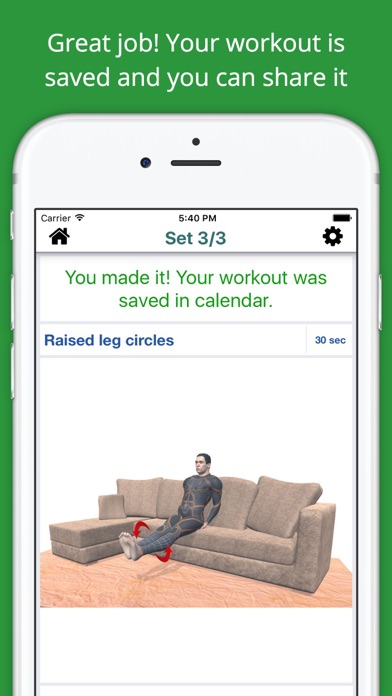 Home Sofa Workout Challenge Free - Lose Weight screenshot 4