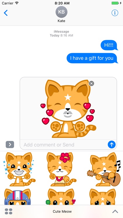 Cute Meow Stickers screenshot-3