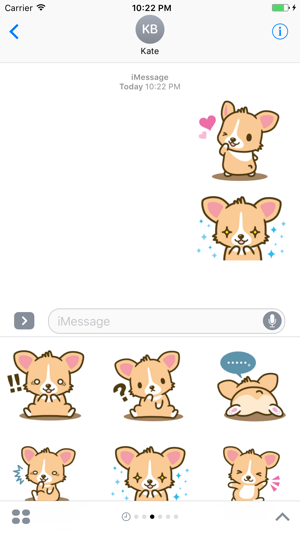 Funny Puppy Stickers Pack for iMessage(圖2)-速報App