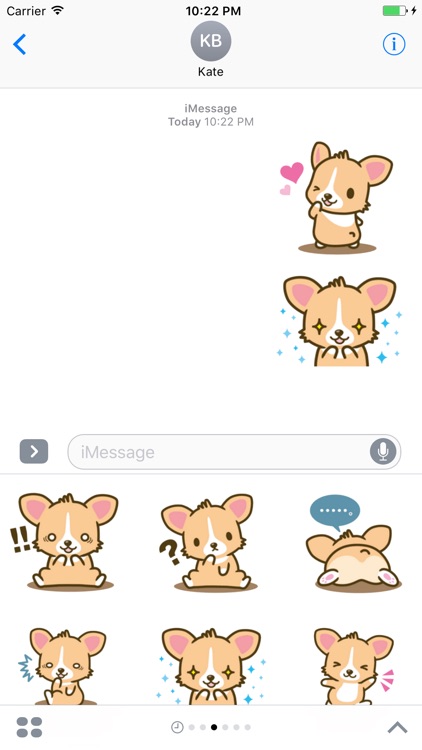 Funny Puppy Stickers Pack for iMessage