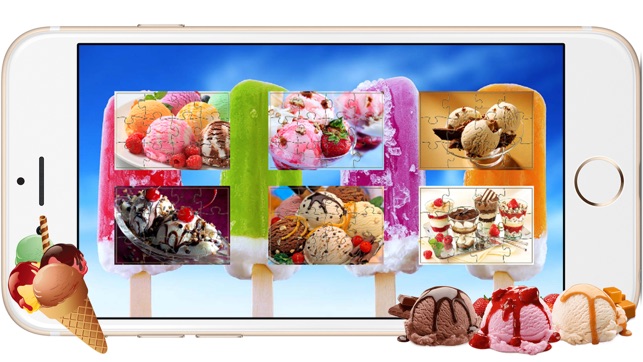 ice cream jigsaw puzzles fun for kids and toddlers(圖2)-速報App