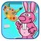 Paint Finding Bunny Game Coloring Page Version