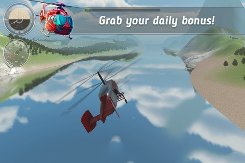 Helicopter Flight Simulator 3D - Checkpoint Deluxe screenshot 3