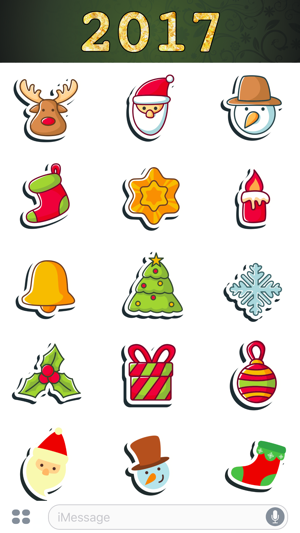 Merry Christmas & Happy New Year - Cute Stickers(圖5)-速報App