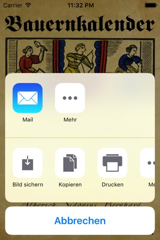 Bauernkalender screenshot 2
