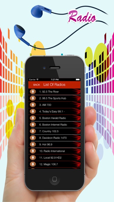 Screenshot #5 for Boston Radios - Top Stations Music Player AM / FM.