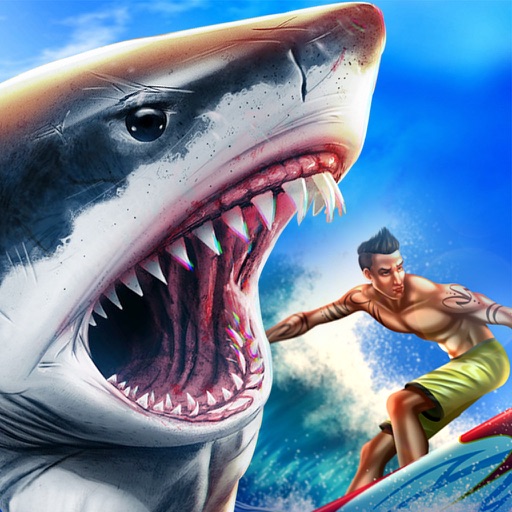 3D Shark Spear-fishing Hungry Sniper Games PRO icon