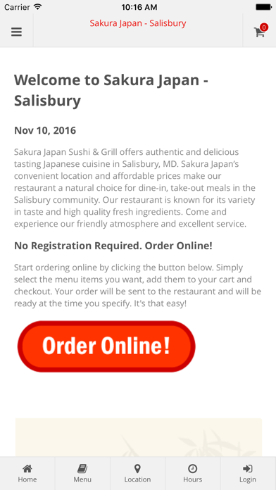 How to cancel & delete Sakura Japan - Salisbury from iphone & ipad 1