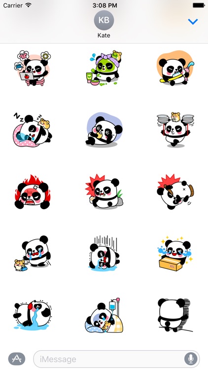 Pandi Loves Hami Stickers