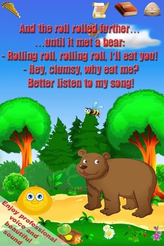 The Rolling Roll - interactive book fairytale for children screenshot 4