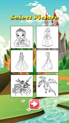 Game screenshot Kids Coloring Book Princess - Free Girls Drawing apk