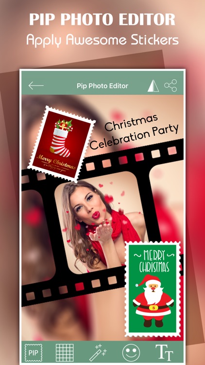 Pip Photo Editor, stickers