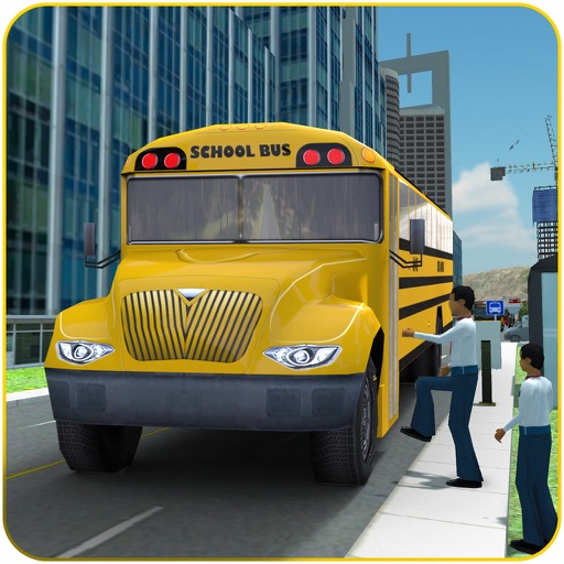 School Bus Driving-City Driver to Pick & Drop Kids icon