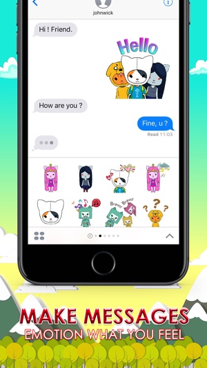 Adventure Boy Emoji Stickers Keyboard ChatStick(圖2)-速報App