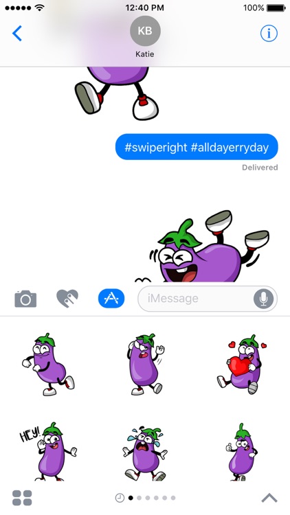Eggplant Stickers screenshot-3