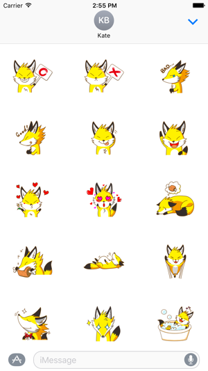 Little Golden Fox Sticker