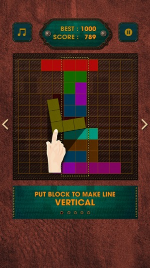 Vintage Block Puzzle Game(圖4)-速報App