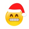 Emoji Christmas - Sticker with Santa,Holiday,Xmas
