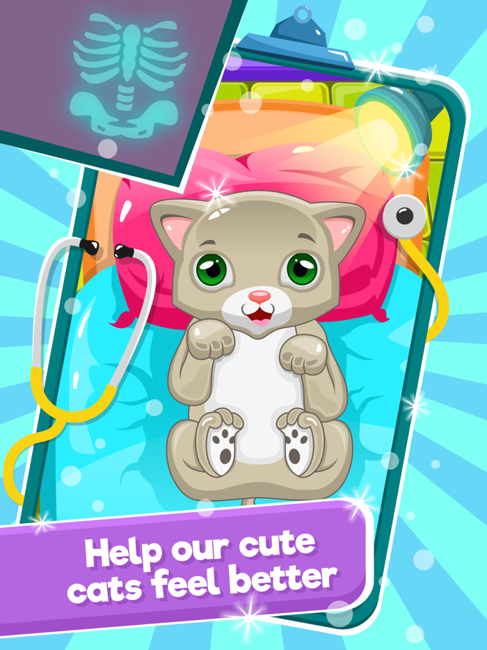 私の小さな猫の医者：獣医のゲーム