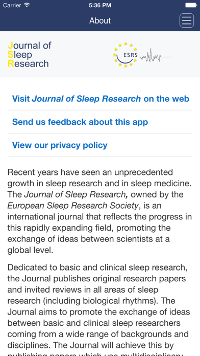 How to cancel & delete Journal of Sleep Research from iphone & ipad 3