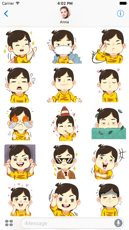 Japanese Boy Stickers