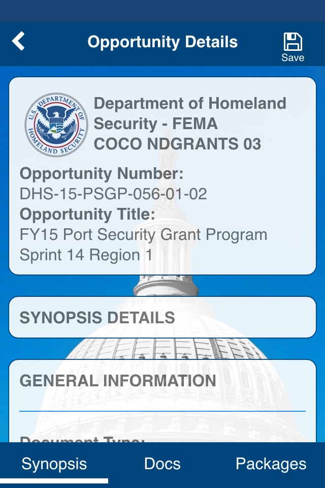 US Government Grants Search screenshot 4