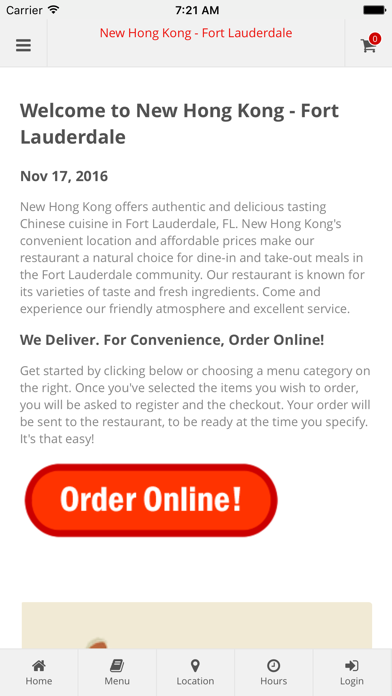 How to cancel & delete New Hong Kong Fort Lauderdale from iphone & ipad 1