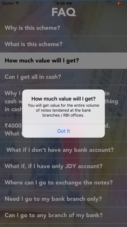 500 & 1000 Rupees Note Exchange