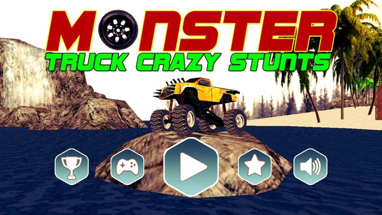 4x4 Monster Truck Crazy Stunts 3D screenshot-0