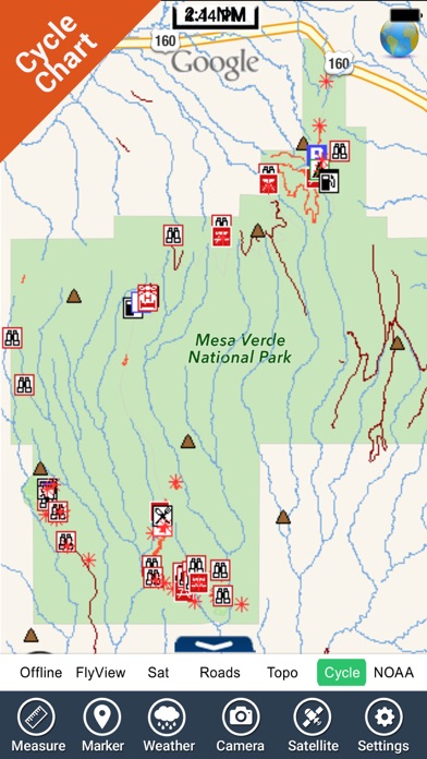 Mesa Verde Park  GPS and outdoor map with guide screenshot 3