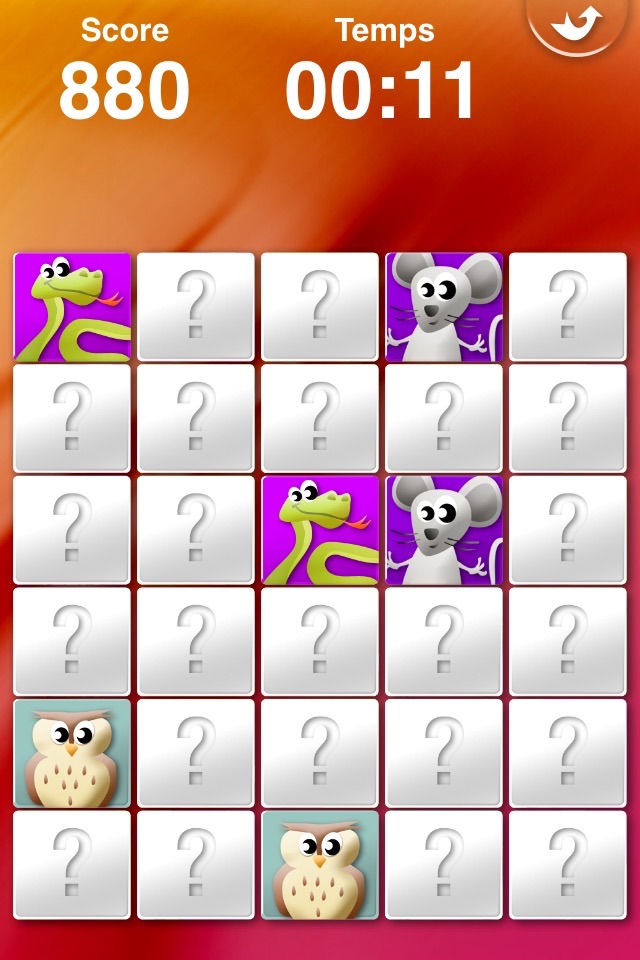 Animals' Matching for Kids - Memory Game screenshot 3