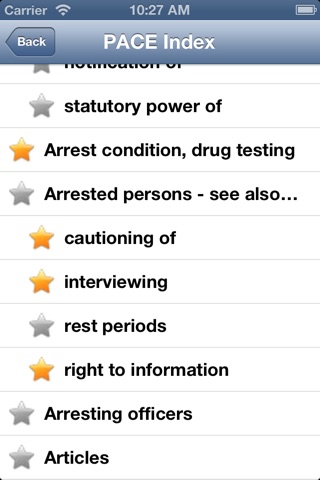 Police Reference App screenshot 2