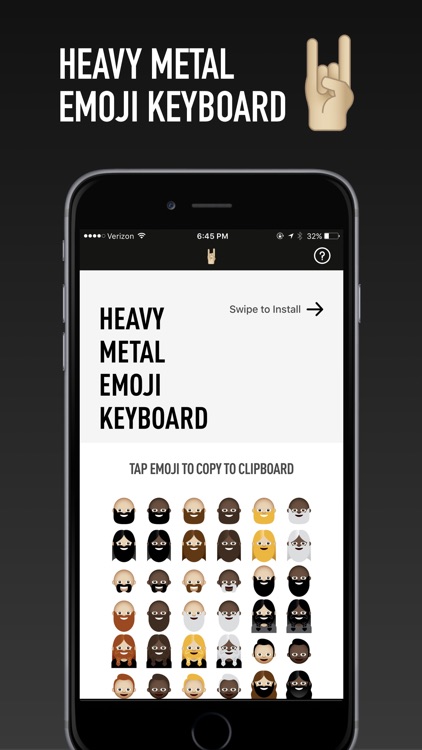 Heavy Metal Emoji Keyboard