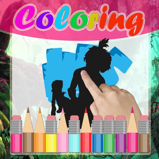 Game Paint Cartoon Coloring Kids for the Croods Icon