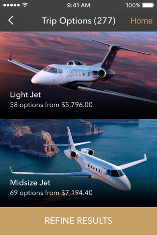 Stellar | Private Jet Travel & Charter Marketplace screenshot 3