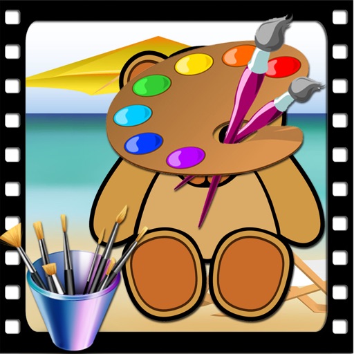 Paint Games Teddy Bear Version iOS App