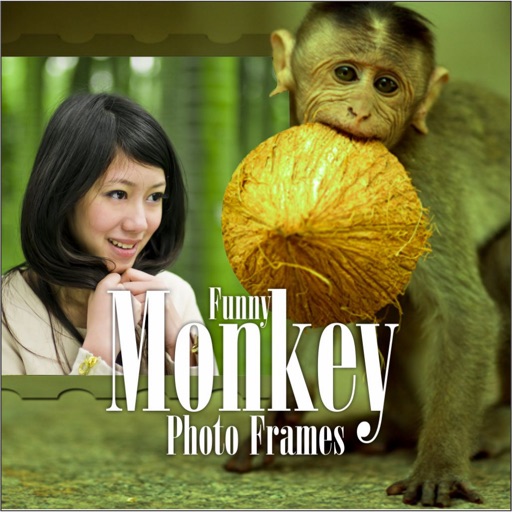 Funny Monkey Photo Frames New 3D Art Animal Editor