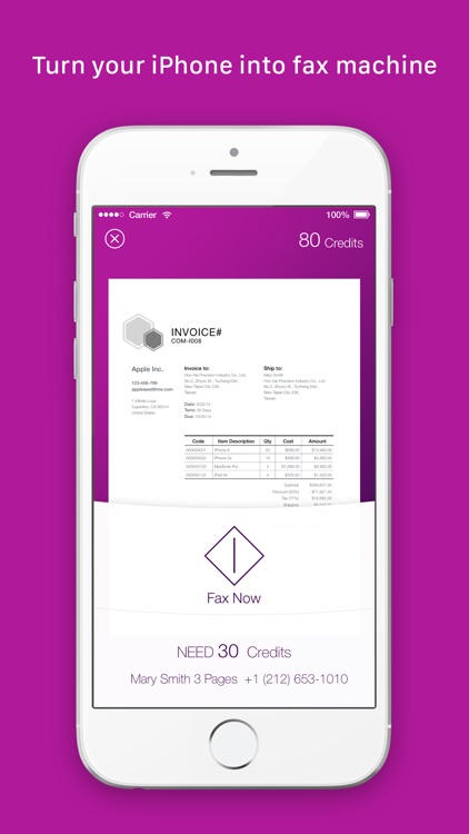 Tiny Fax - send fax from iPhone