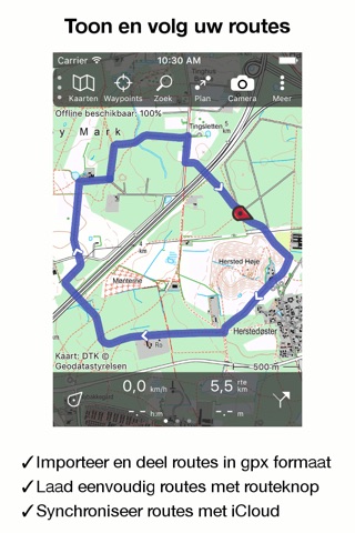 Topo GPS Denmark screenshot 2