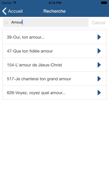 Hymnes et Louanges : SDA hymnal french screenshot-3