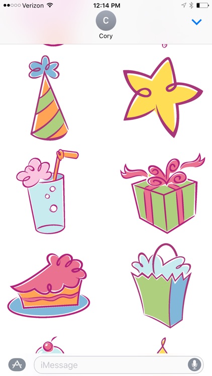 Birthday Design Sticker Pack