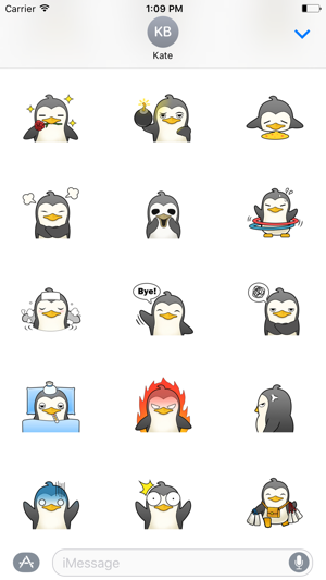 Penguin Cute Sticker(圖2)-速報App