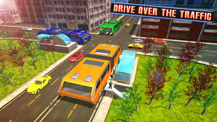 Futuristic Elevated Bus Simulator – Bus Driving screenshot-1